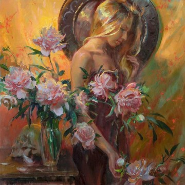 Women Painting - Pretty Lady DFG 53 Impressionist